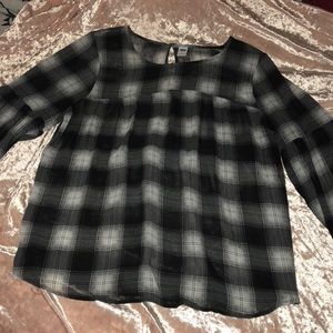Plaid top!